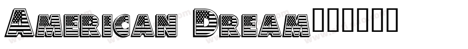 American Dream字体转换
